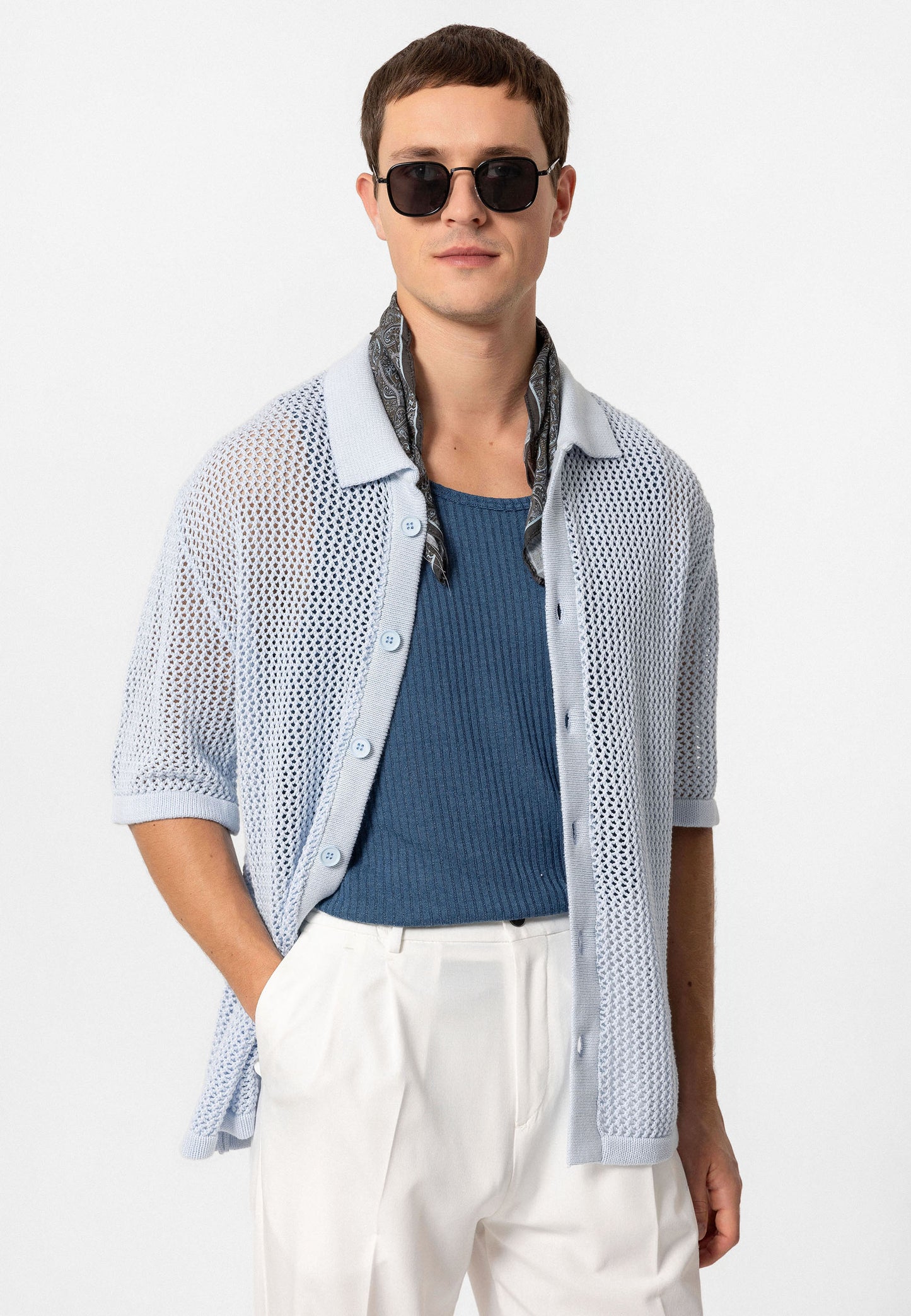 Short sleeve CARDIGAN