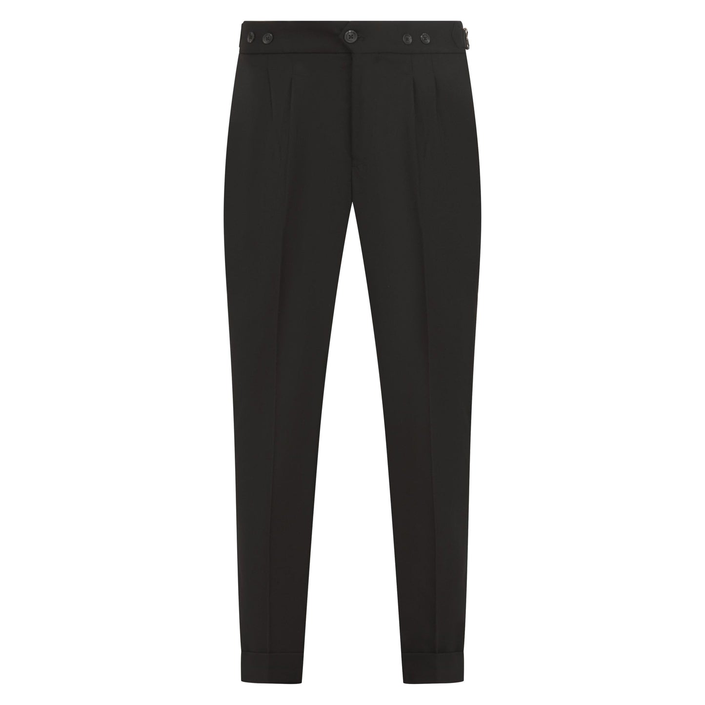 High Waist Pleated Men's Trousers