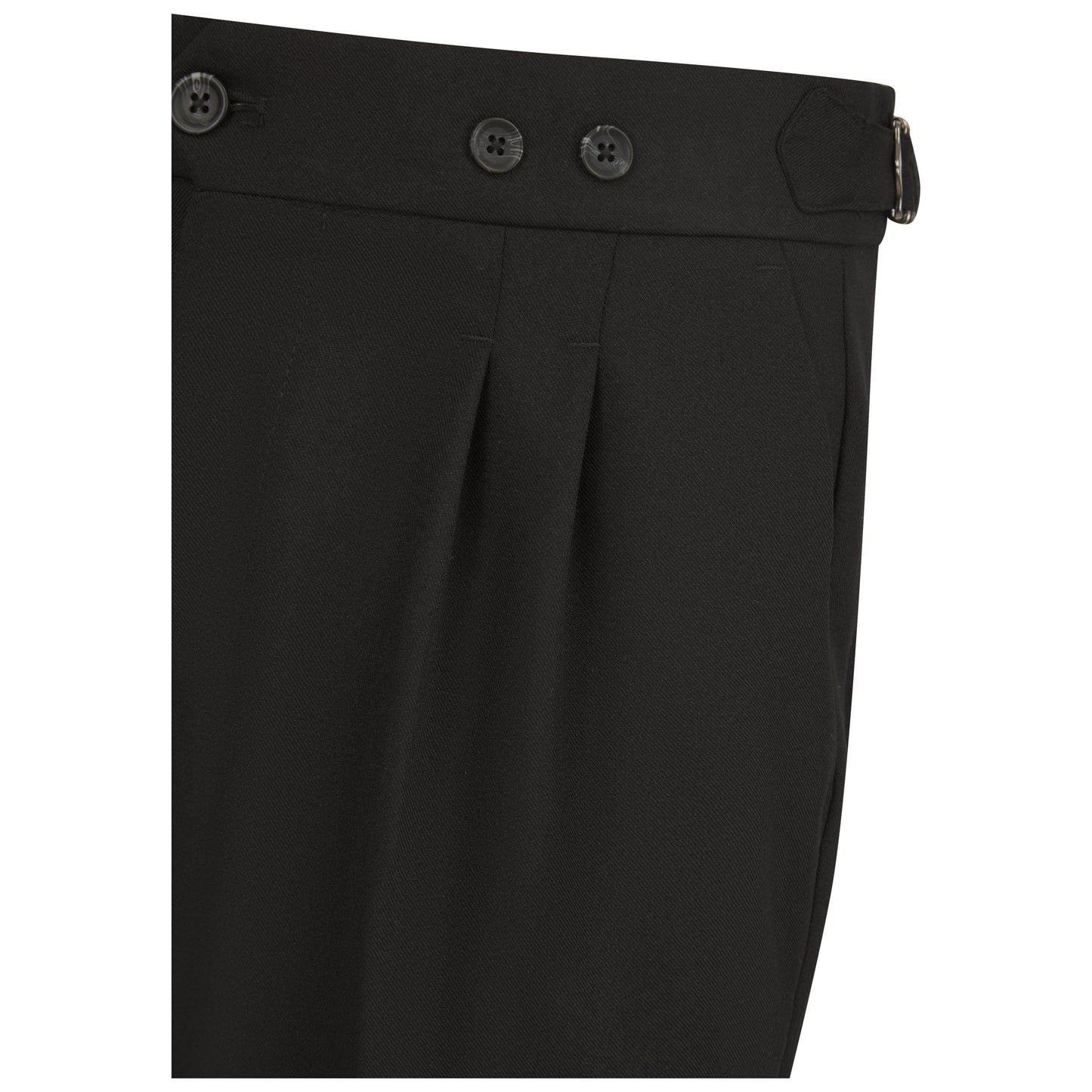 High Waist Pleated Men's Trousers