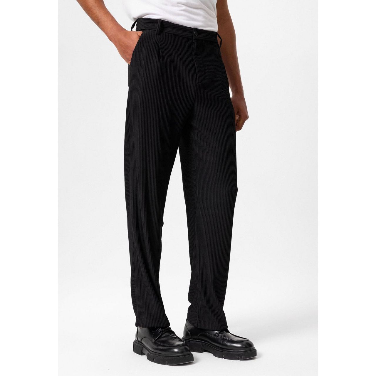 High waist trousers