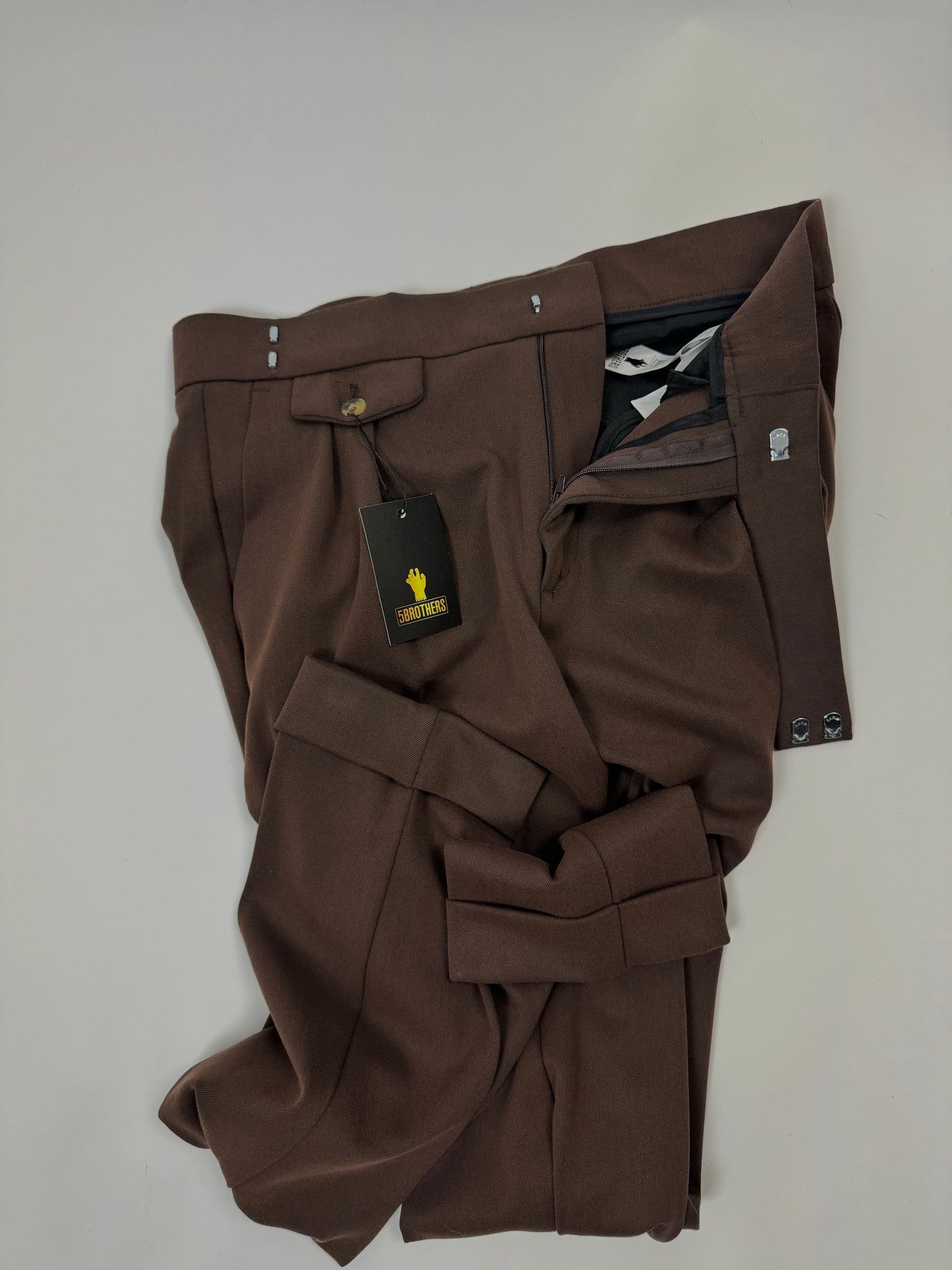 High Waist Pleated Trousers