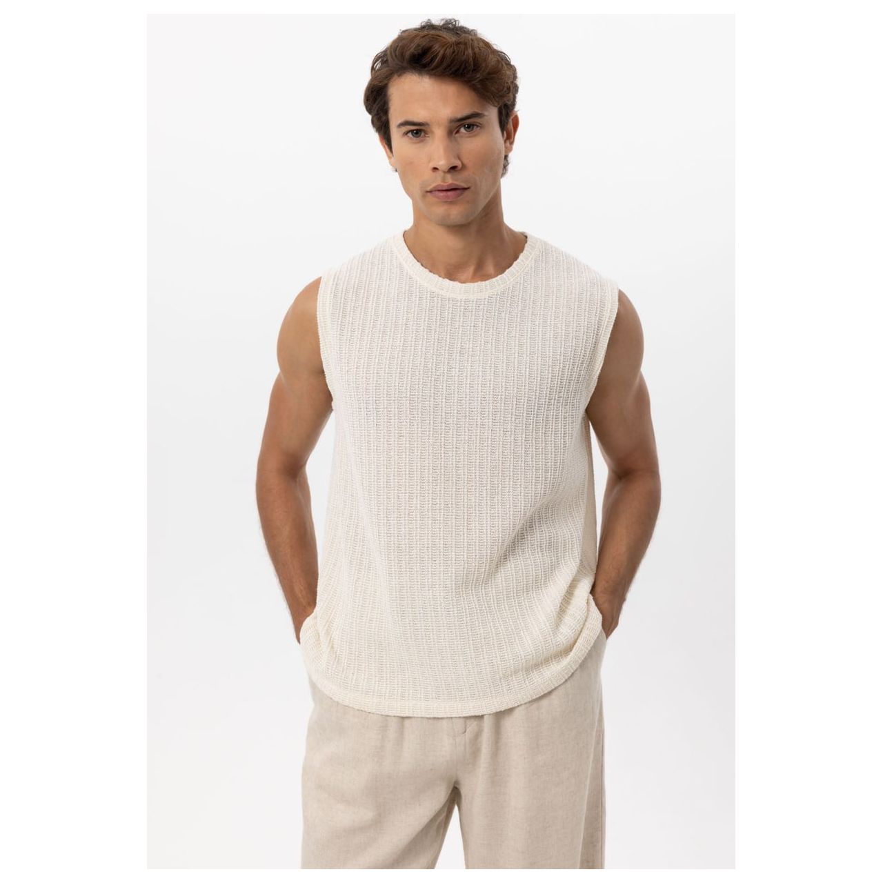 Textured Men’s Tank Top