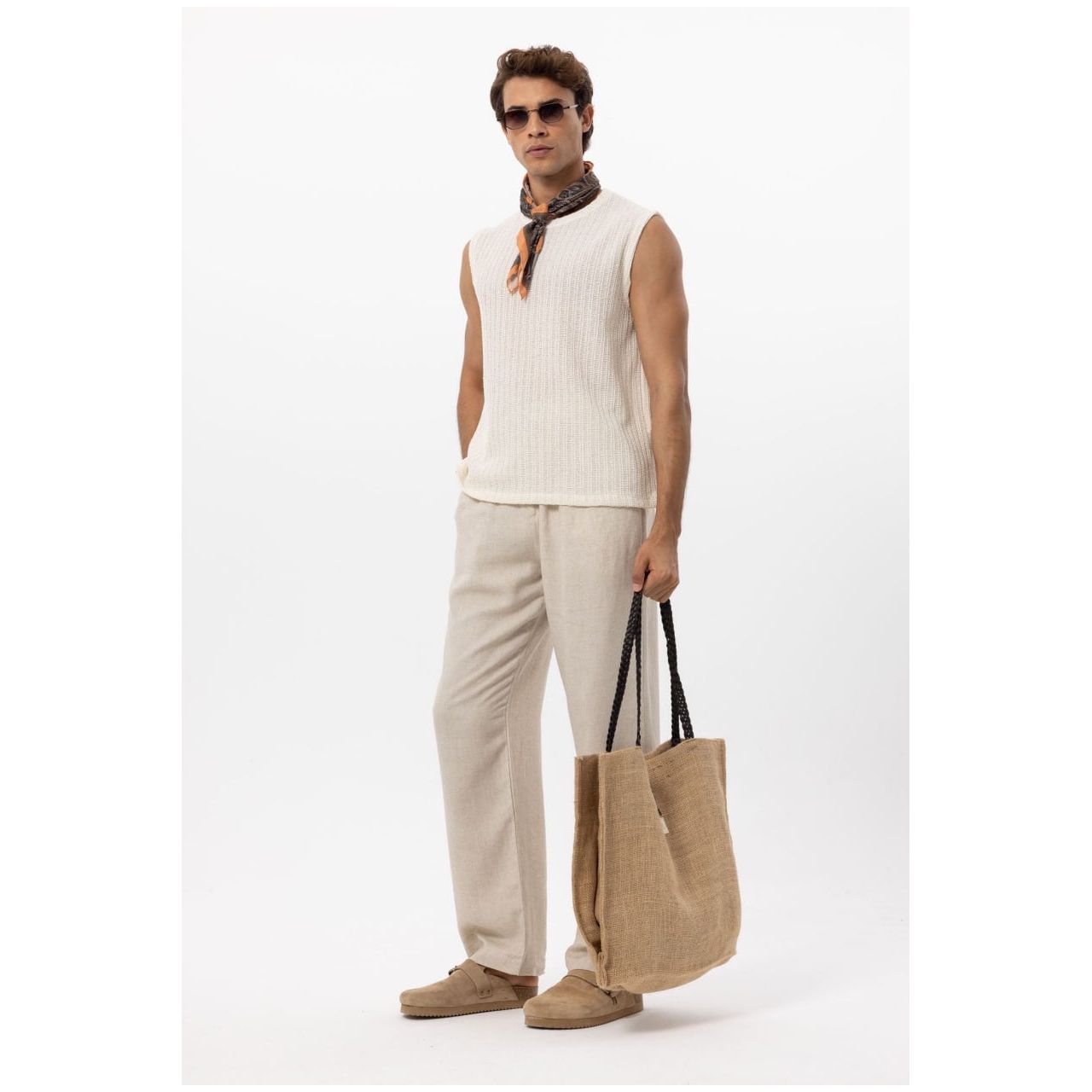 Textured Men’s Tank Top