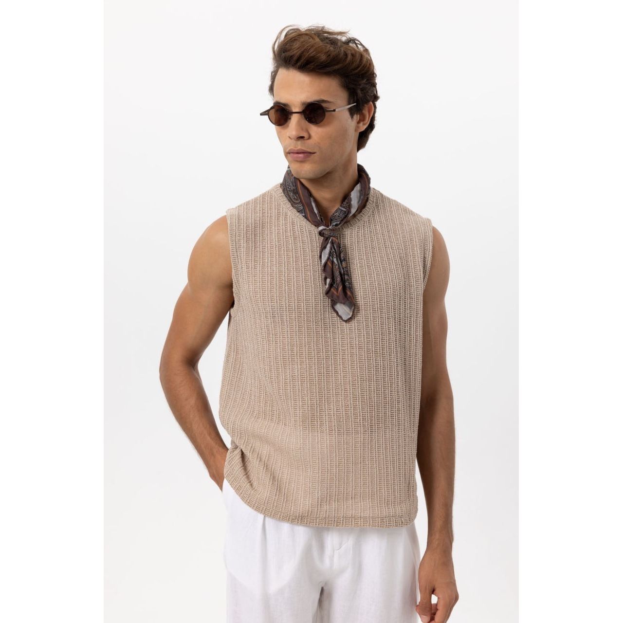 Textured Men’s Tank Top