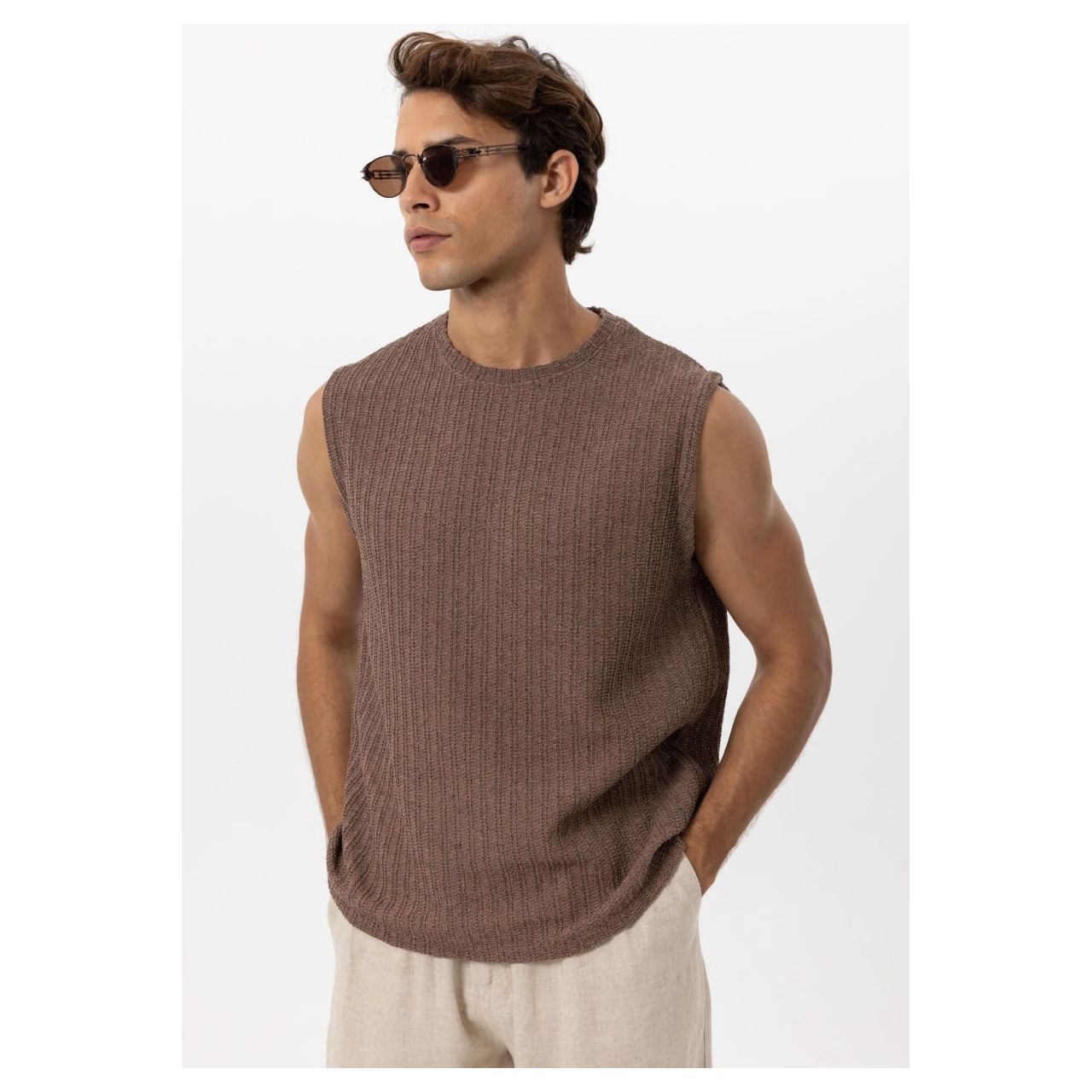 Textured Men’s Tank Top