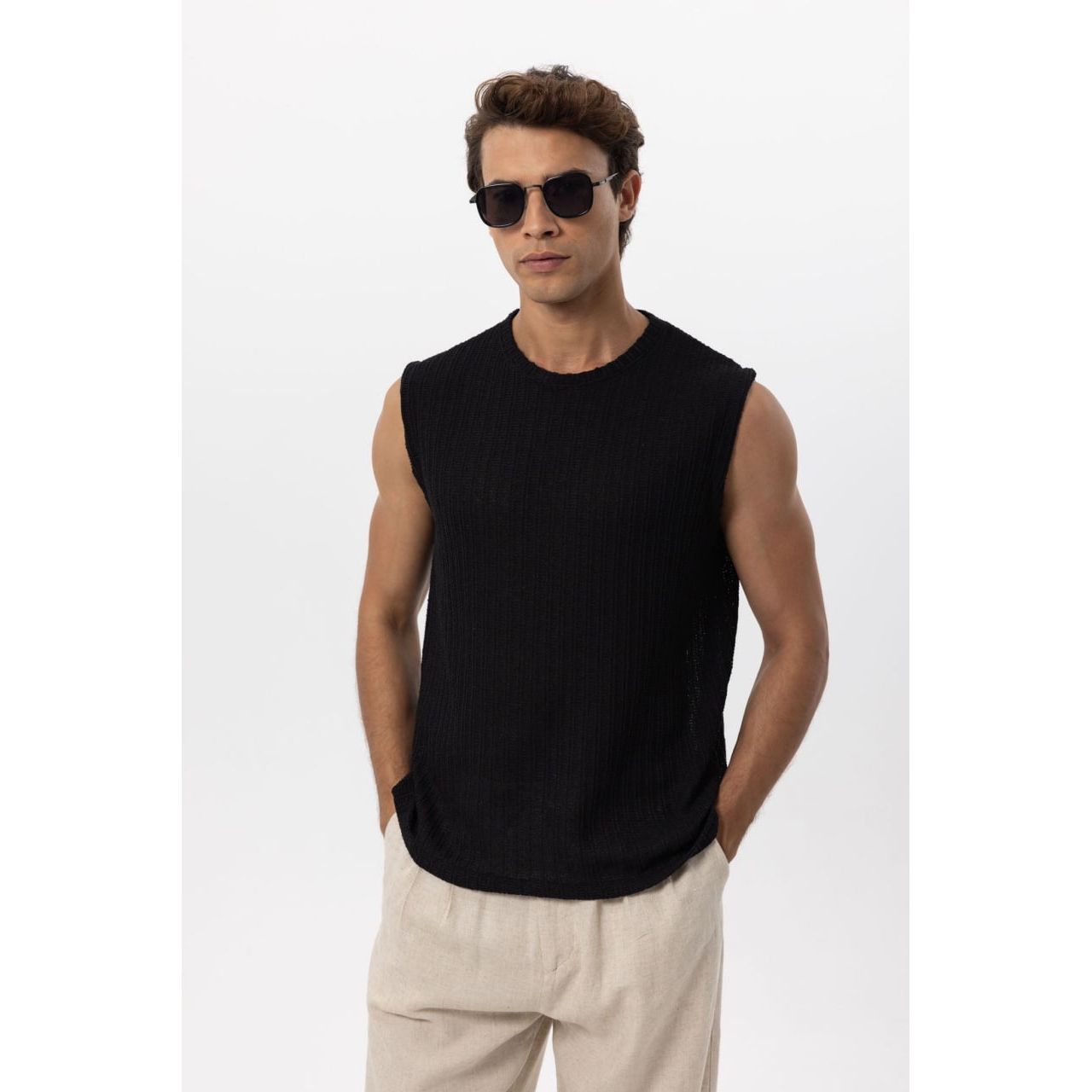 Textured Men’s Tank Top