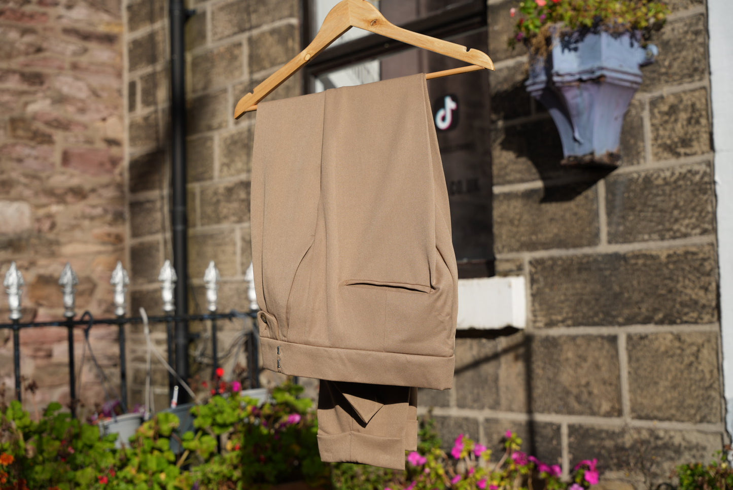 High Waist Pleated Trousers