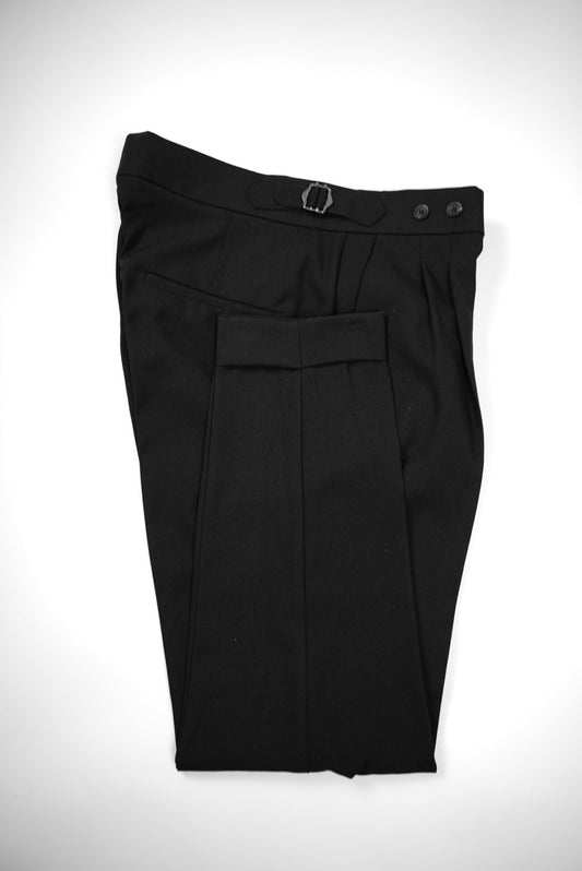 High Waist Pleated Men's Trousers