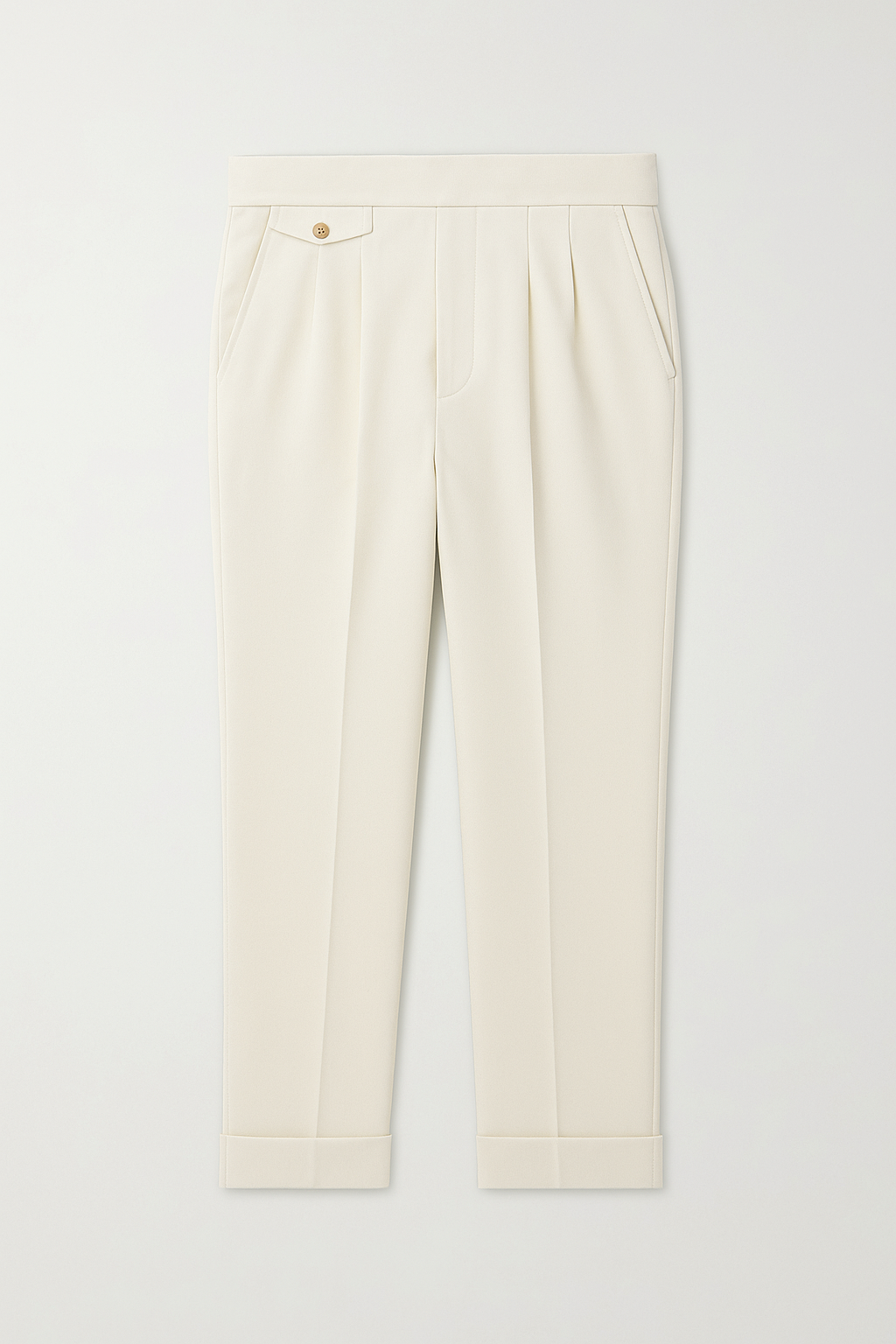 High Waist Pleated Trousers