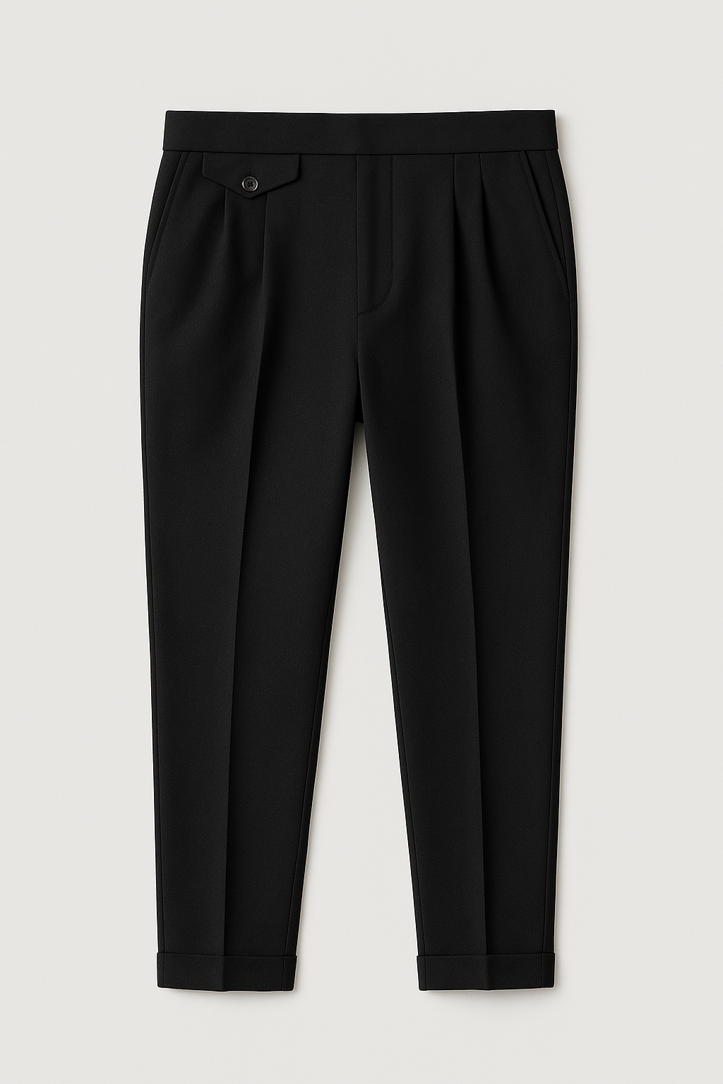 High Waist Pleated Trousers