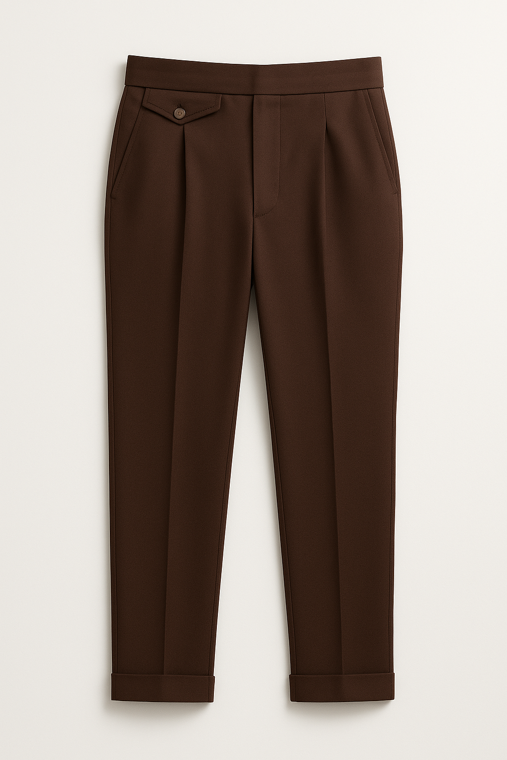 High Waist Pleated Trousers