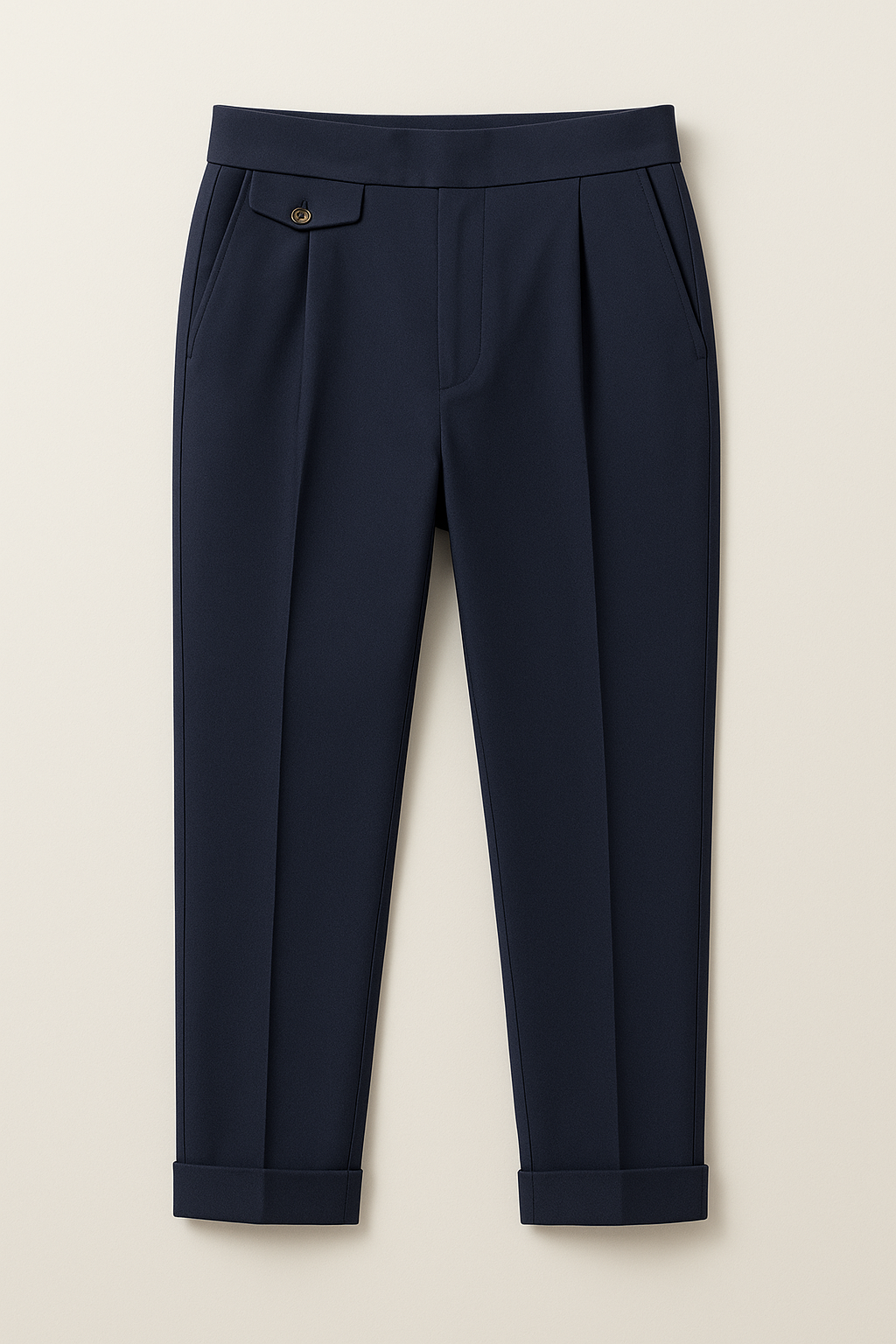 High Waist Pleated Trousers