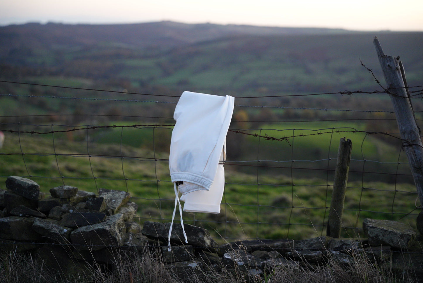 Elastic Waist Pleated Men's Trousers