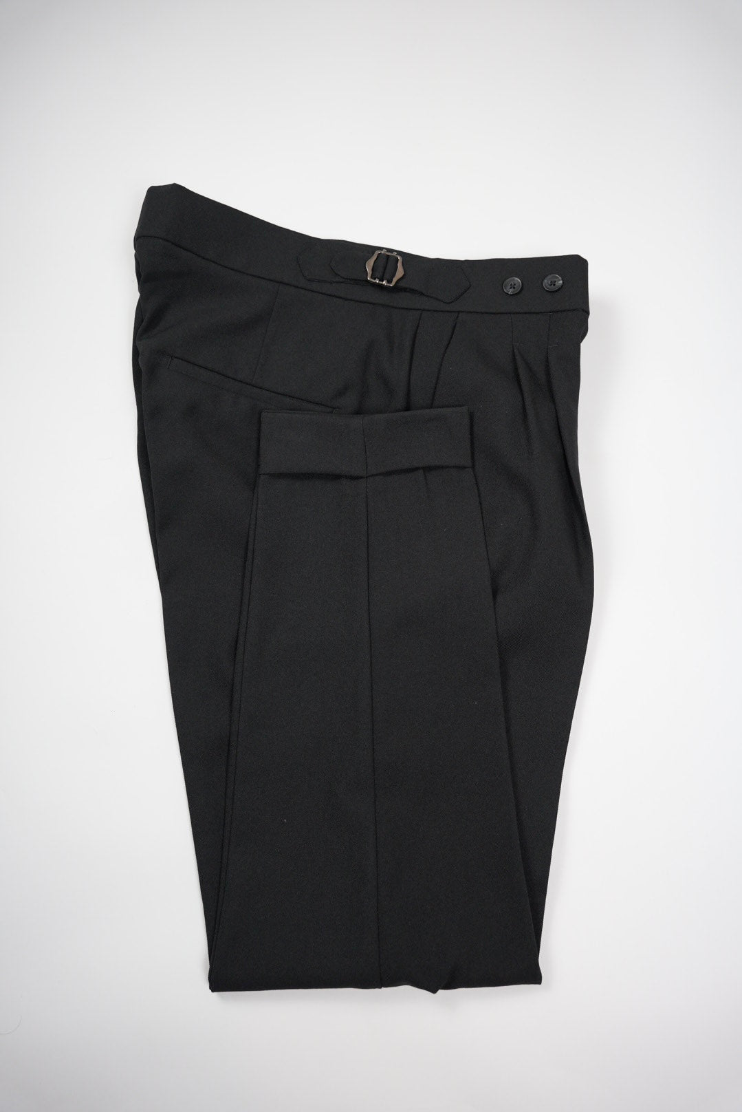 High Waist Pleated Men's Trousers